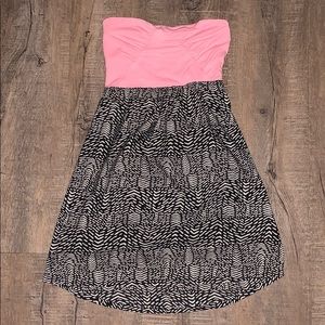 strapless dress